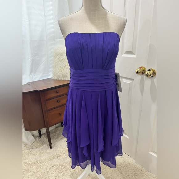 Size 12 Davids bridal dress unaltered with tags - Picture 2 of 6